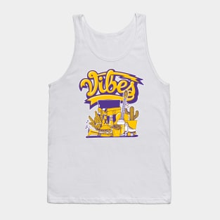 Vibe Court Purple University Gold Tank Top